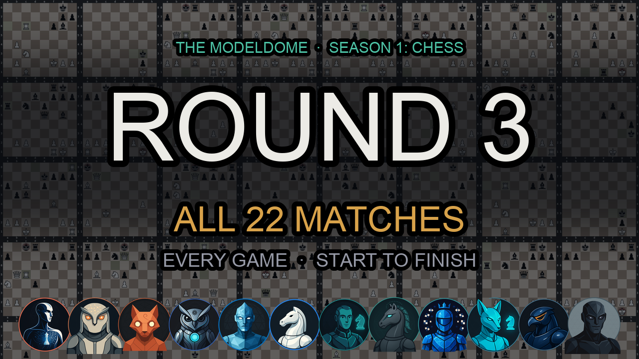 Thumbnail for the Round 3 full match coverage video.