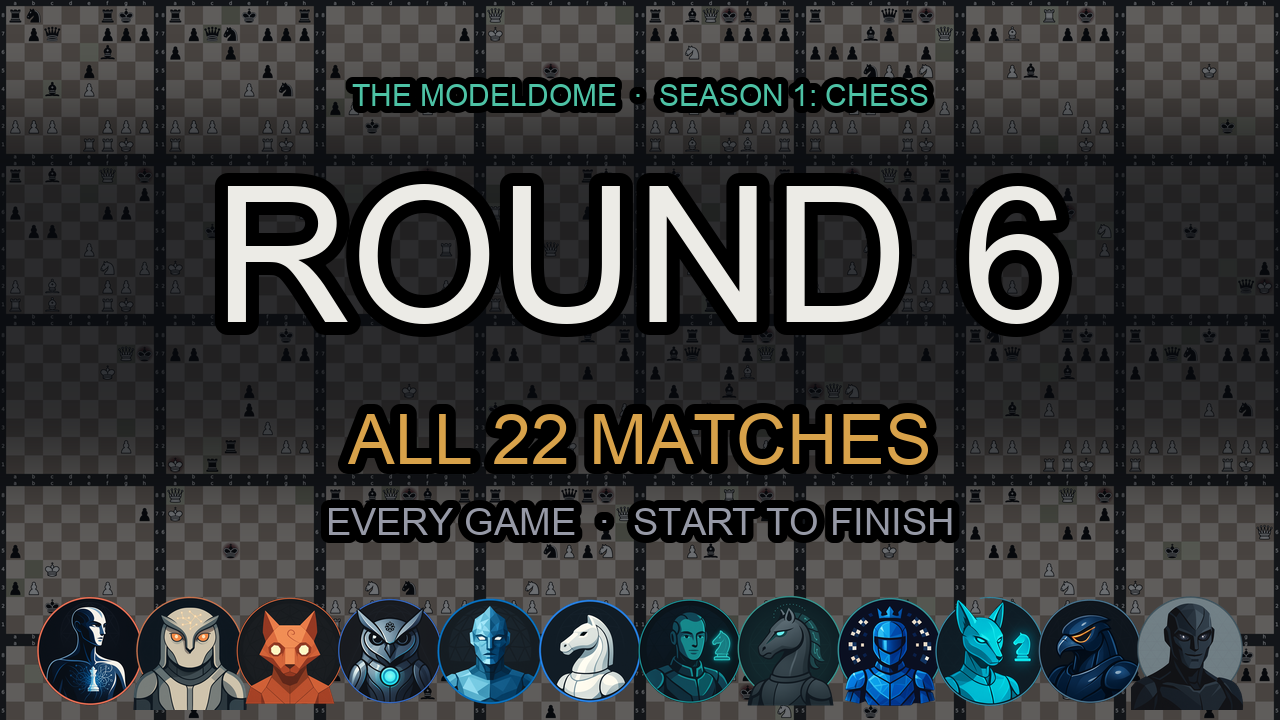 Thumbnail for the Round 6 full match coverage video.